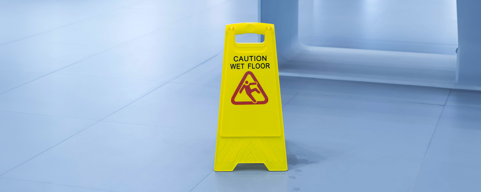 22Caution wet floor22 sign